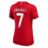 Echipament fotbal Liverpool Luis Diaz #7 Tricou Acasa 2023-24 pentru femei maneca scurta